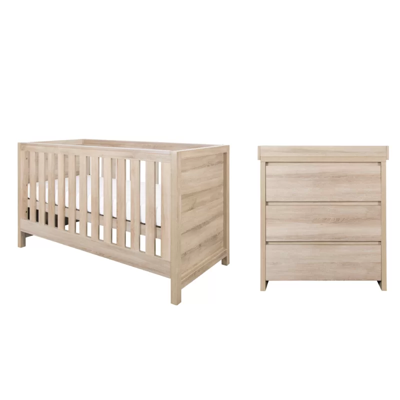 Stylish Modena 2-Piece Nursery Furniture Set for Your Dream Baby Room - Image 2