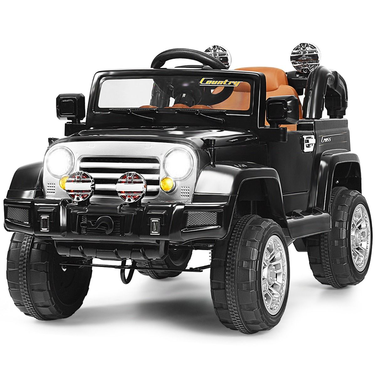 Battery-Powered Kids Ride-On Jeep with Remote Control Fun!