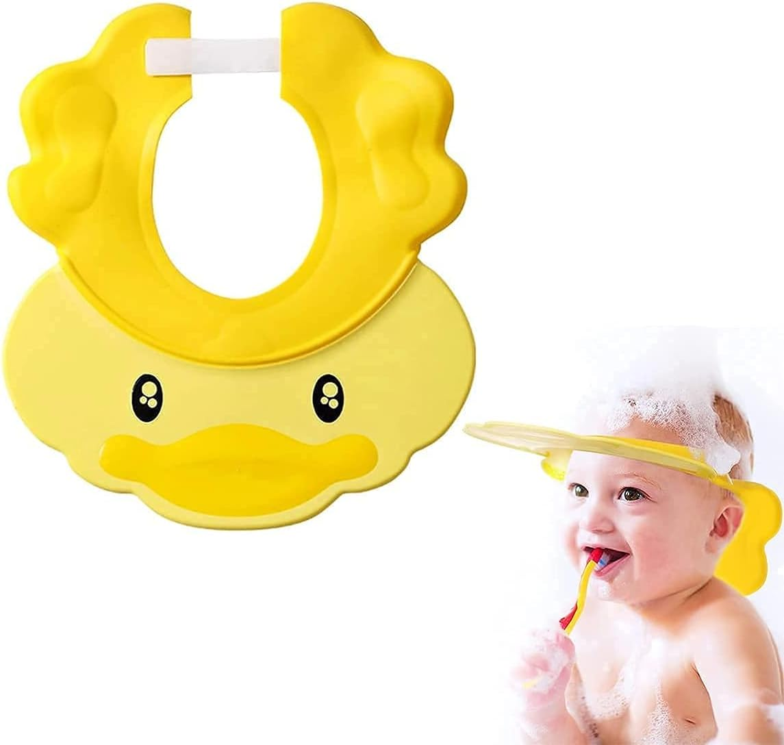 Baby Shower Cap: Adjustable Kids Shampoo Hat