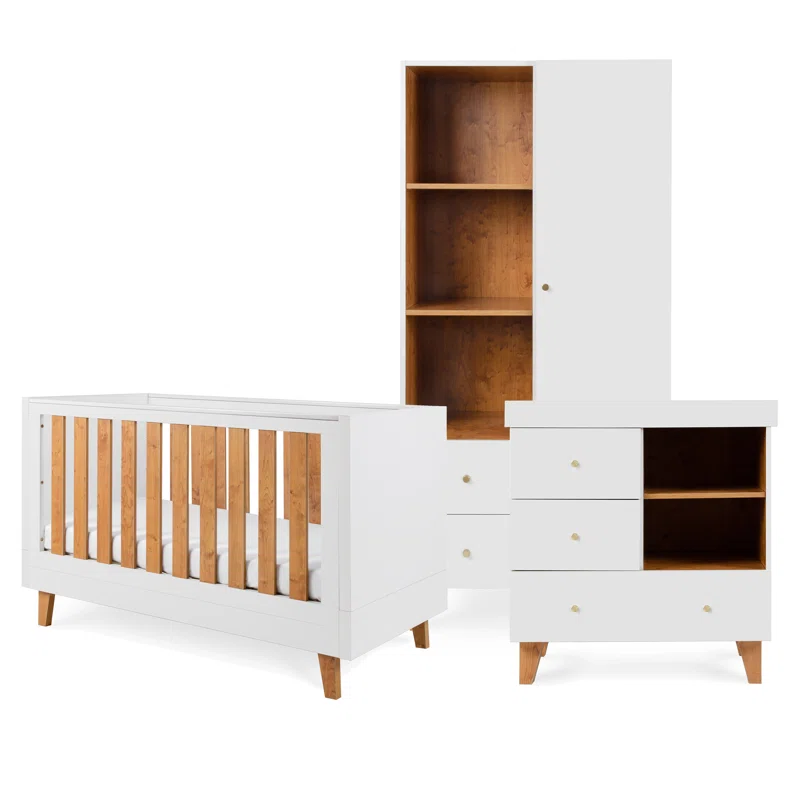 3-Piece Como Nursery Furniture Set - Stylish and Functional Room Essentials - Image 3