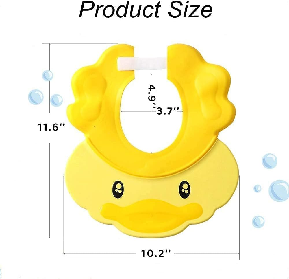 Baby Shower Cap: Adjustable Kids Shampoo Hat - Image 7