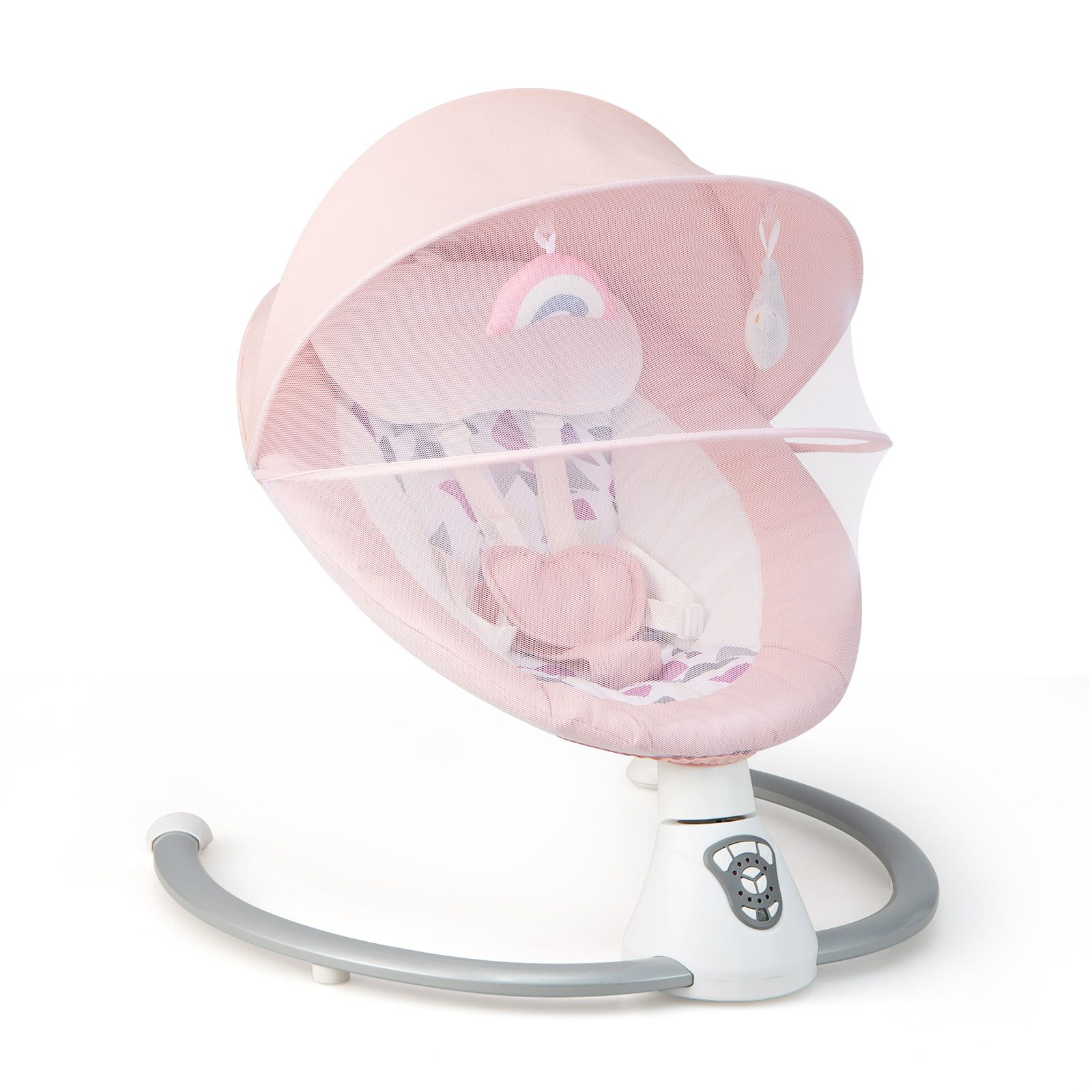 Deluxe Baby Bouncer with 5 Adjustable Swing Speeds and 17 Soothing Melodies for Newborns - Image 2