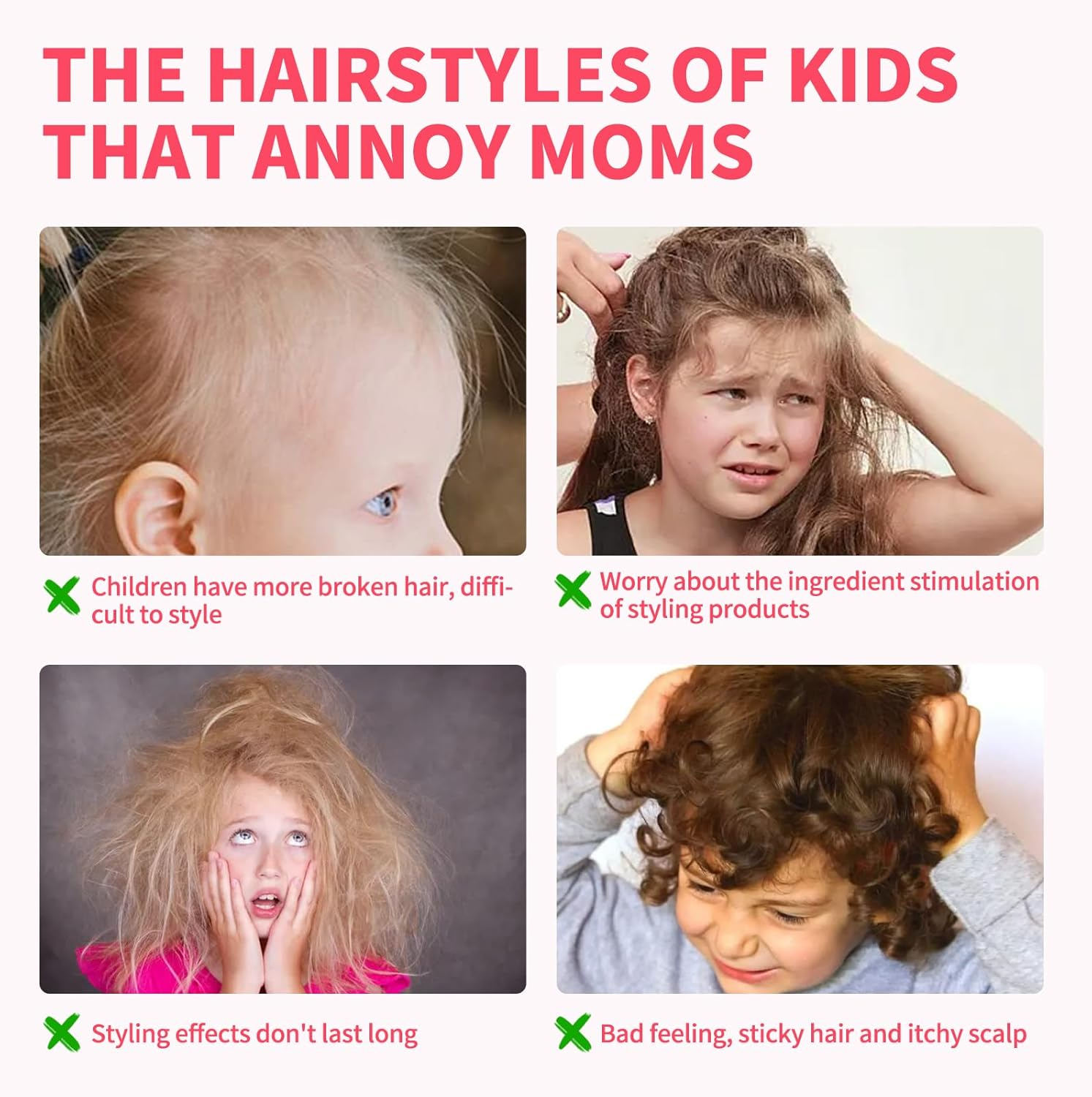 Pink Cloud Kids Broken Hair Finishing Stick Gel - Image 7