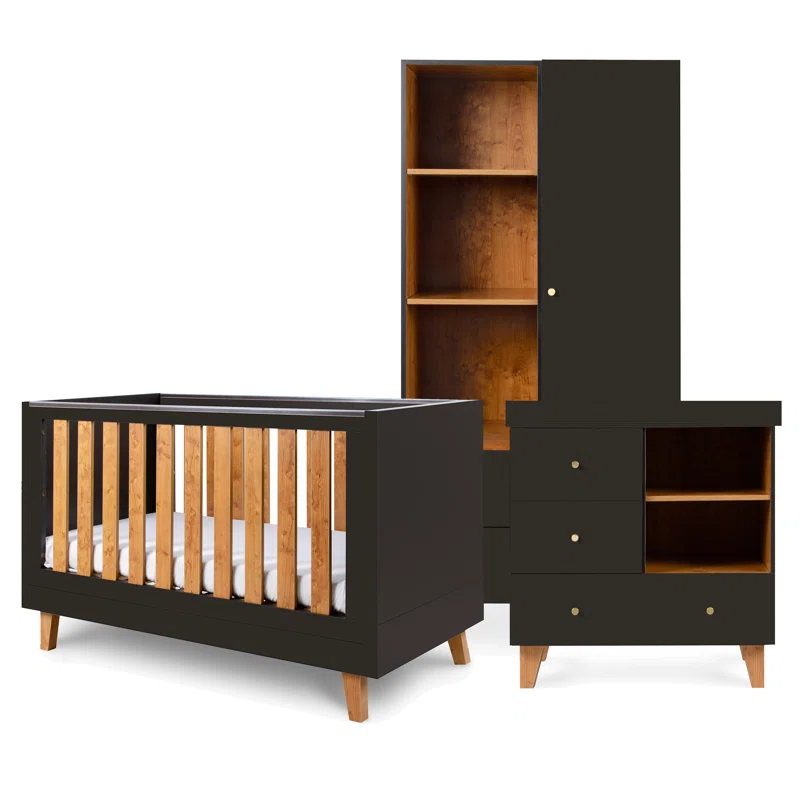 3-Piece Como Nursery Furniture Set - Stylish and Functional Room Essentials - Image 2