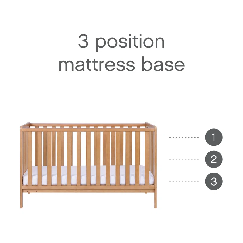 Malmo Cot Bed with Mattress and Cot Top Changer - Image 9