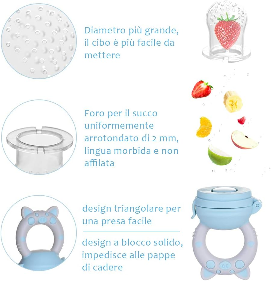 Baby Fruit Feeder Pacifier Set - Image 3