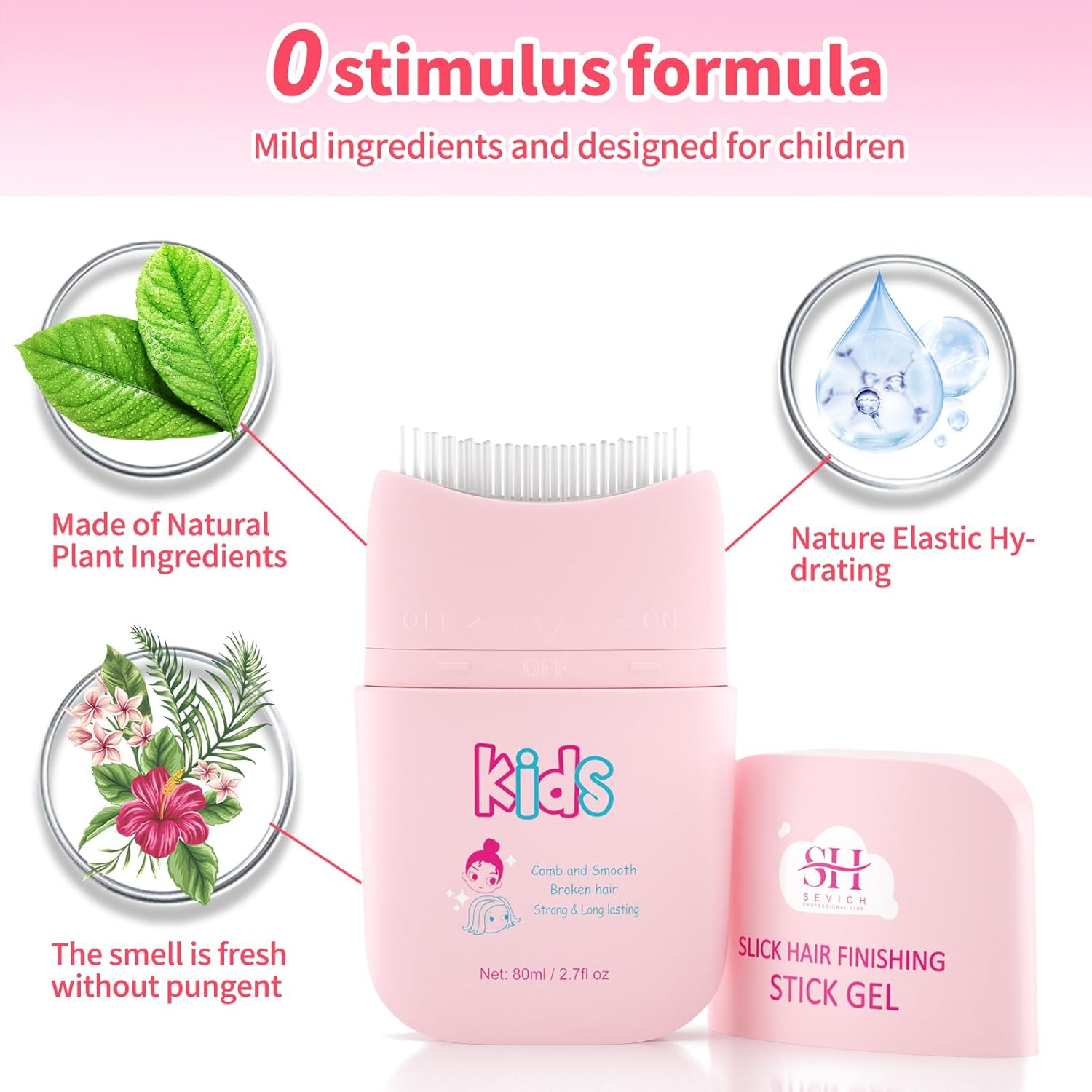 Pink Cloud Kids Broken Hair Finishing Stick Gel - Image 3