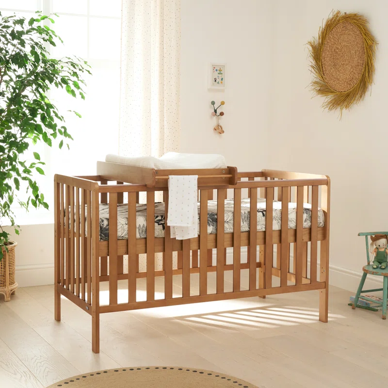 Malmo Cot Bed with Mattress and Cot Top Changer - Image 3