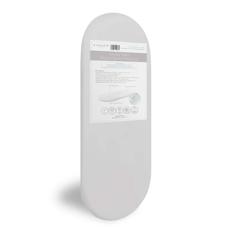 Cosy Palm Moses Basket with Luxurious Bedding Set - Image 4