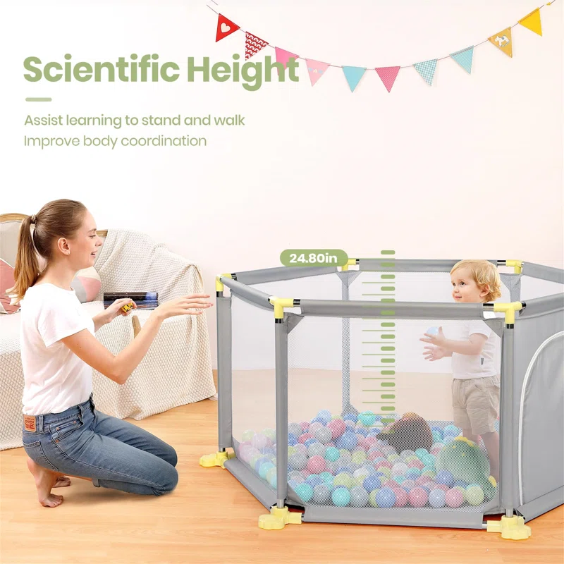 Hawarth Playpen - Safe and Stylish Play Area for Your Little One - Image 6